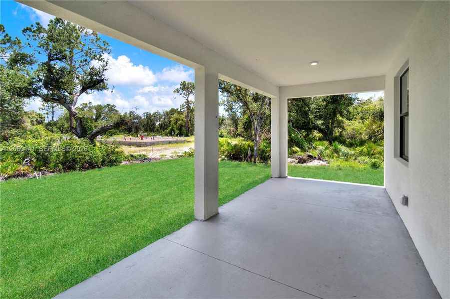 Exterior details and patio area of a home in , Port Charlotte (Image 3). Exterior details and patio area of a home in , Port Charlotte (Image 3).