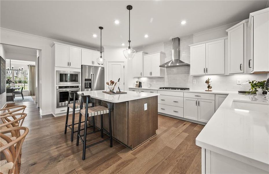 Furnished interior view inside a new home in Oakwood, Cumming (Image 21). Furnished interior view inside a new home in Oakwood, Cumming (Image 21).