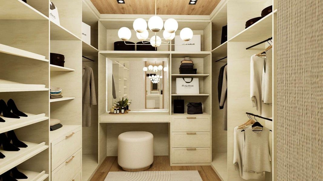 Furnished interior view inside a new home in , Houston (Image 7).