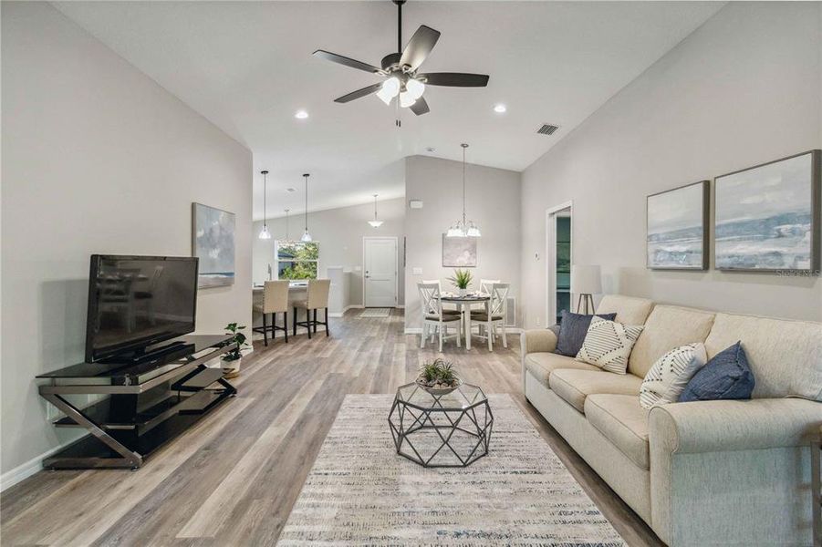Furnished interior view inside a new home in , North Port (Image 13). Furnished interior view inside a new home in , North Port (Image 13).