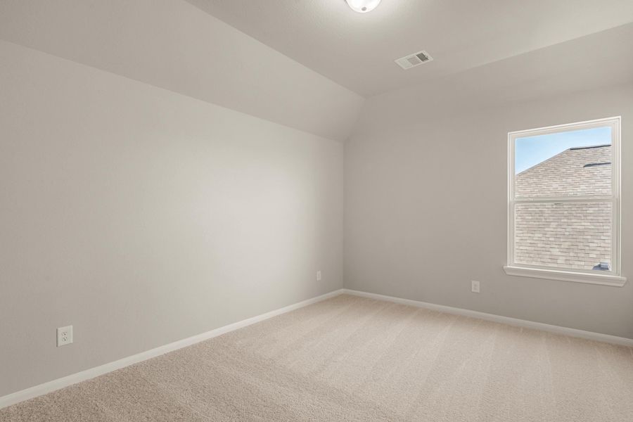 Fourth bedroom. Note: Sample product photo - actual exterior and interior selections may vary by homesite