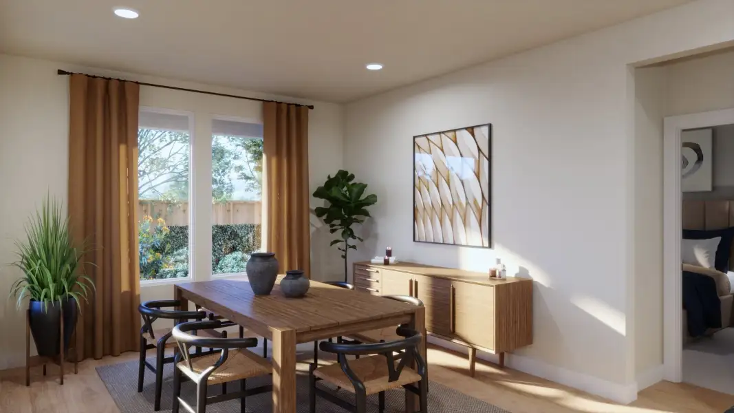 Furnished interior view inside a new home in Freedom at Anthem, Kyle (Image 4).