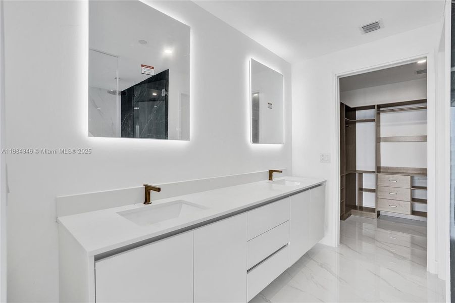 Furnished interior view inside a new home in , Miami (Image 10). Furnished interior view inside a new home in , Miami (Image 10).