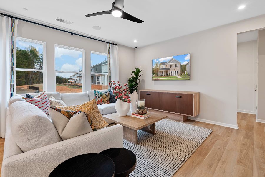 Representative furnished interior of a home built from the Henderson by Tri Pointe Homes in Alton Creek, Mint Hill (Image 28).