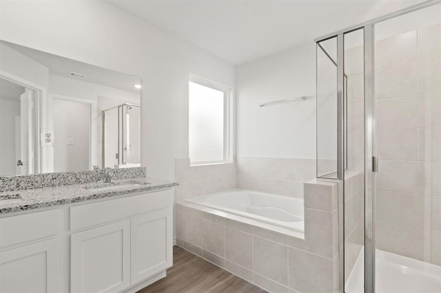 Furnished interior view inside a new home in Retreat at Fossil Creek, Fort Worth (Image 6).