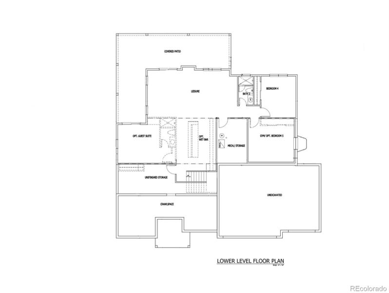 Lower Level Floor Plan