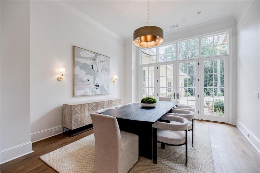 Furnished interior view inside a new home in , Canton (Image 45).