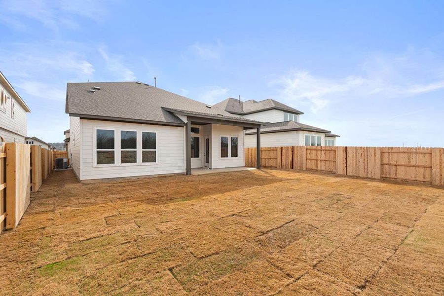 Exterior details and patio area of a home in Lagos Reserve, Manor (Image 23).