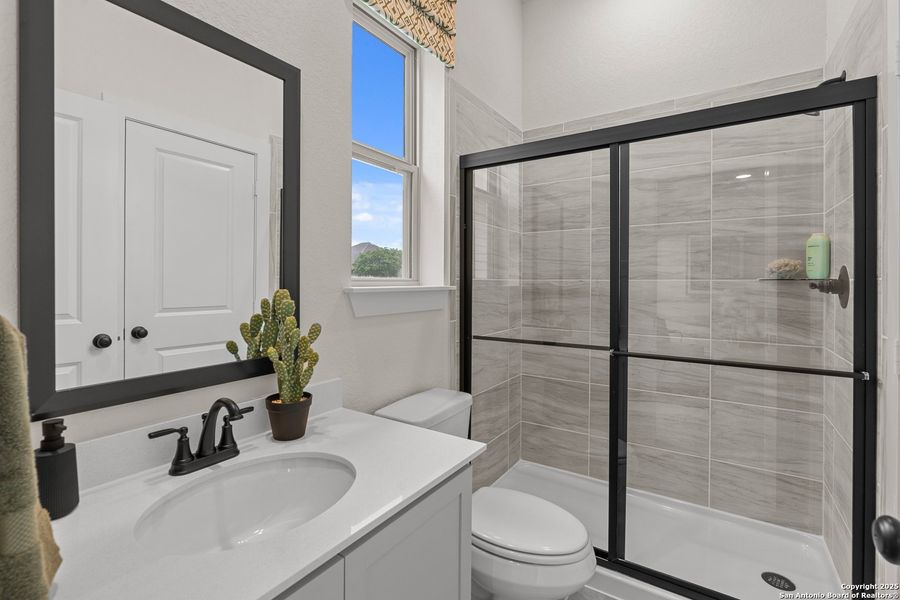 Furnished interior view inside a new home in The Crossvine – Garden Homes, Schertz (Image 22).