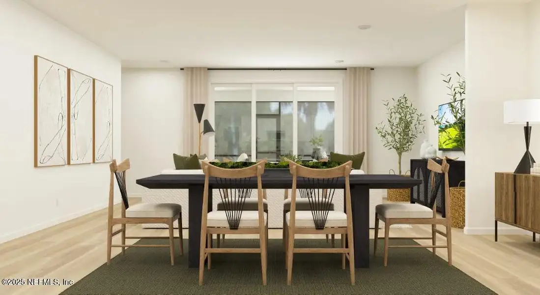 Furnished interior view inside a new home in Russell Retreat, Green Cove Springs (Image 4).