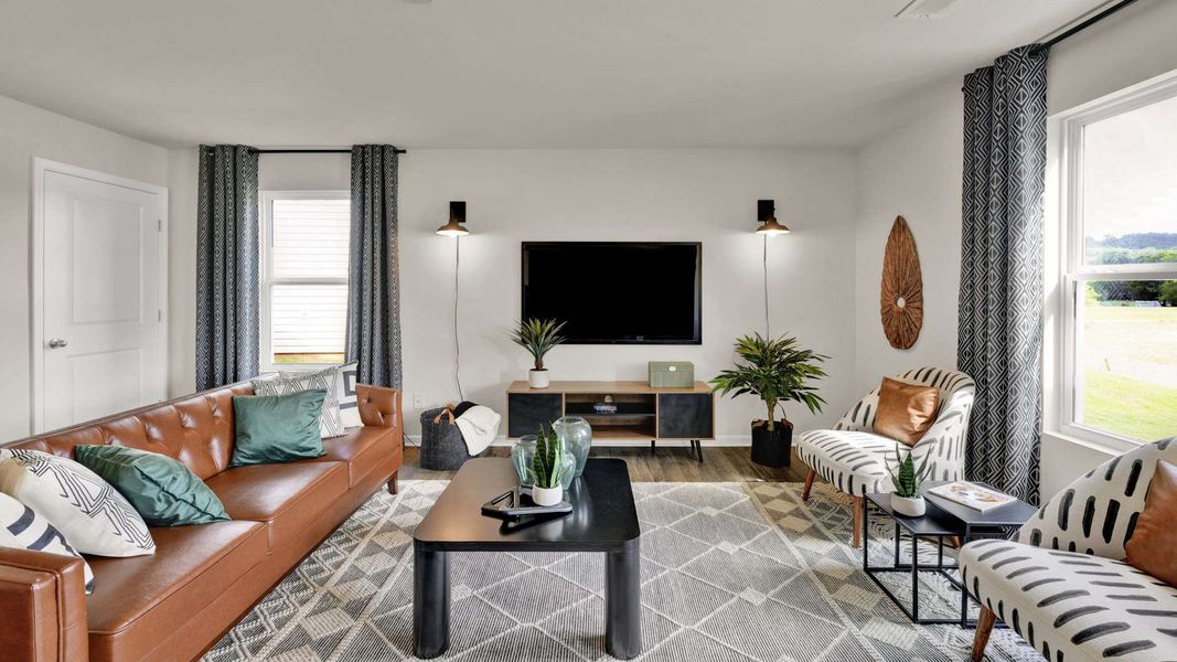Furnished interior view inside a new home in Hawk's Ridge, Rossville (Image 14).