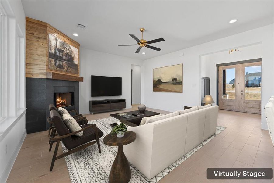 Furnished interior view inside a new home in , Azle (Image 5).