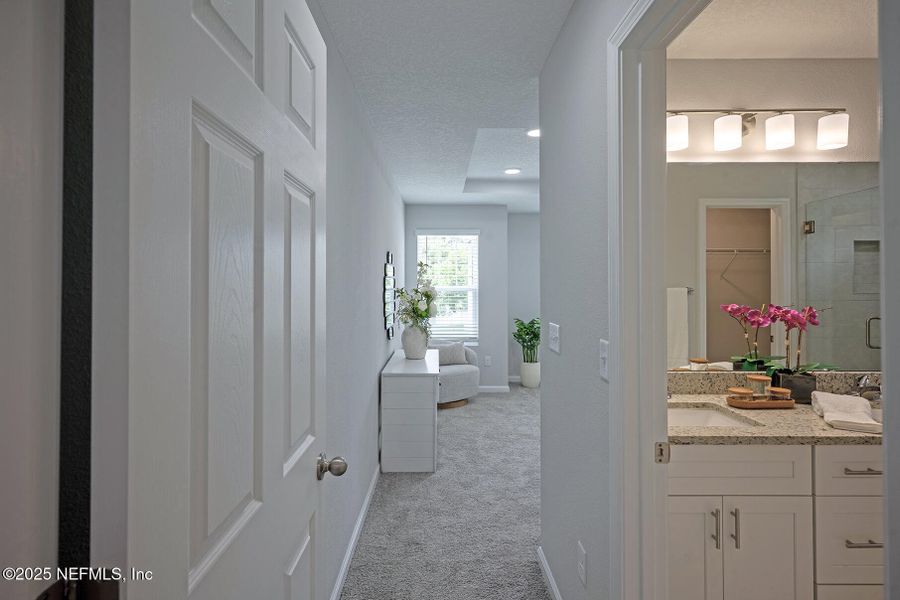 Furnished interior view inside a new home in , Jacksonville (Image 20).