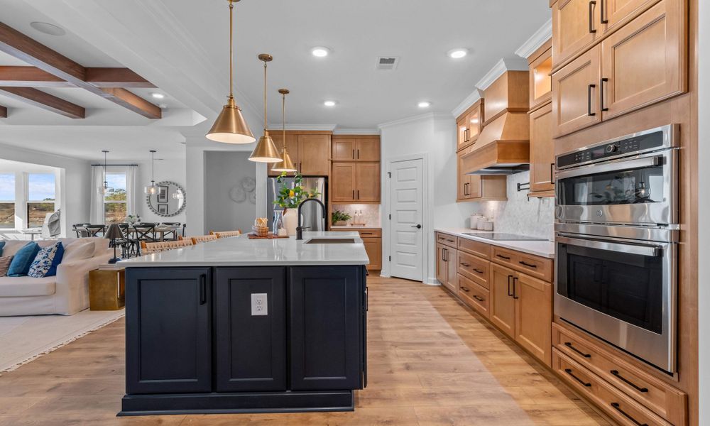 Representative furnished interior of a home built from the The Surfrider by Chesapeake Homes in The Willows, Loris (Image 7).