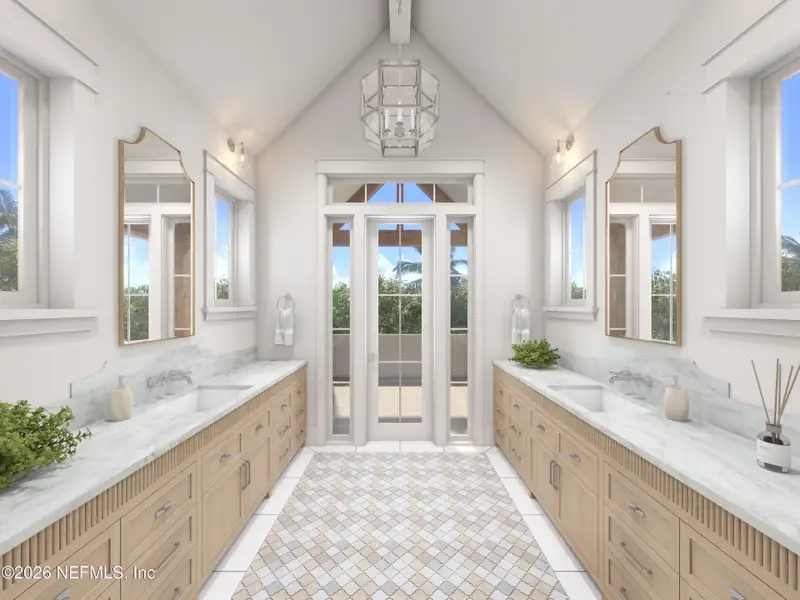 Furnished interior view inside a new home in , Ponte Vedra Beach (Image 5). Furnished interior view inside a new home in , Ponte Vedra Beach (Image 5).