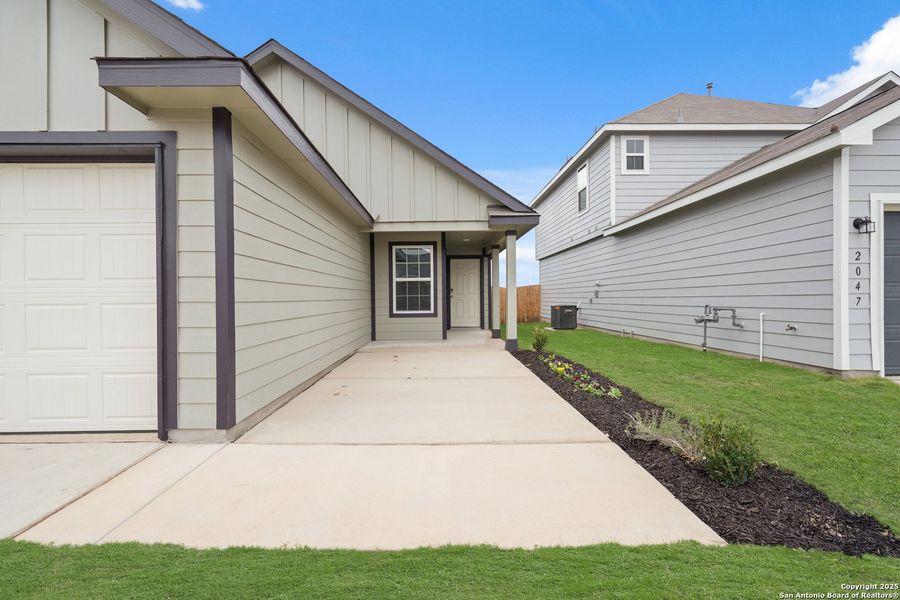 Exterior details and patio area of a home in Dauer Ranch, New Braunfels (Image 15). Exterior details and patio area of a home in Dauer Ranch, New Braunfels (Image 15).