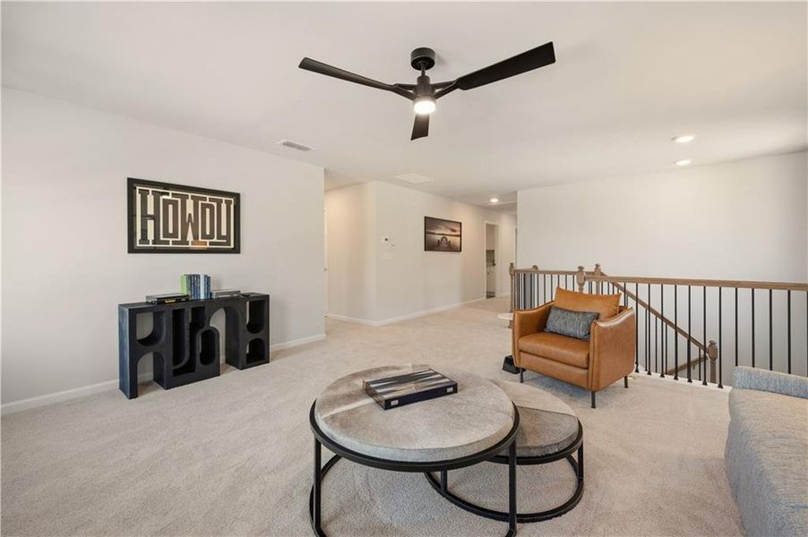 Furnished interior view inside a new home in Hamilton Lakes, Lawrenceville (Image 8). Furnished interior view inside a new home in Hamilton Lakes, Lawrenceville (Image 8).