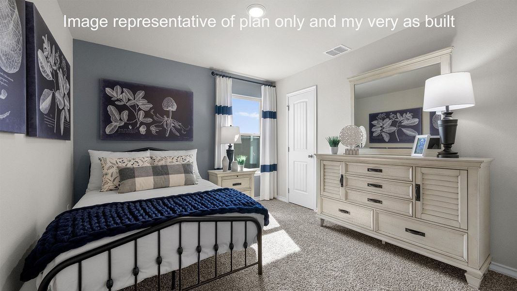 Furnished interior view inside a new home in Somerset at Sinton, Sinton (Image 10).