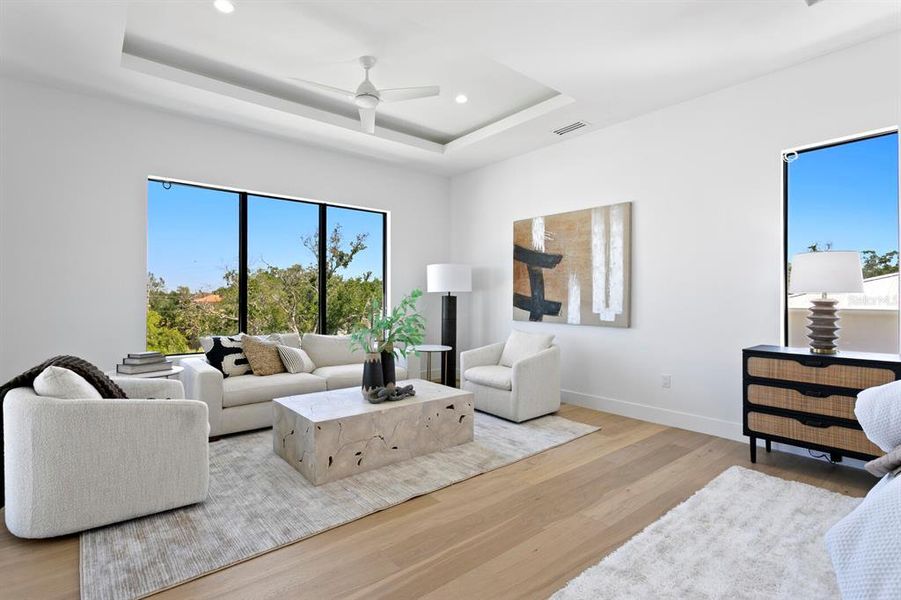 Furnished interior view inside a new home in , Tampa (Image 46).