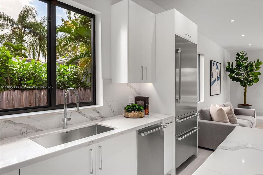 Furnished interior view inside a new home in , Miami Shores (Image 26).