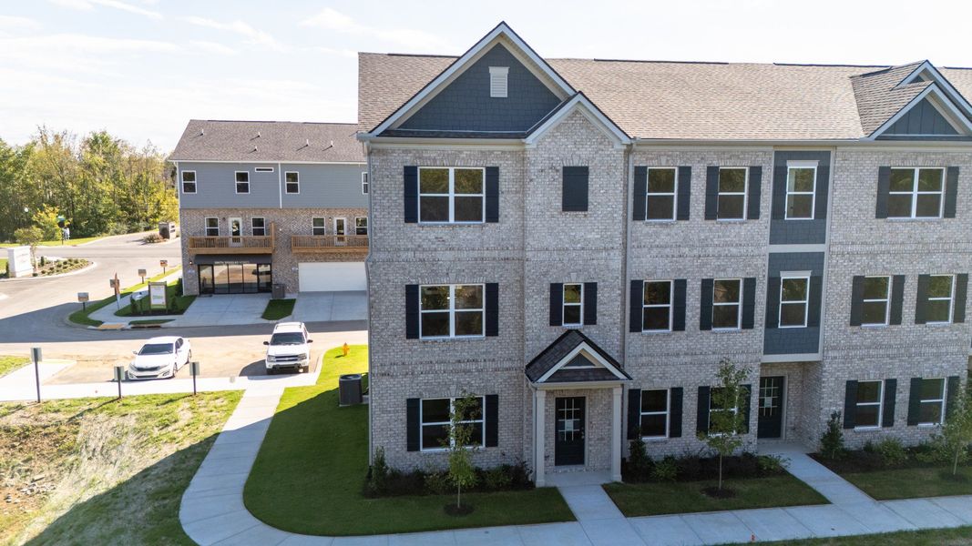 Front exterior of a new home in Sweetbriar Place, Lebanon, TN, highlighting curb appeal (Image 1). Front exterior of a new home in Sweetbriar Place, Lebanon, TN, highlighting curb appeal (Image 1).