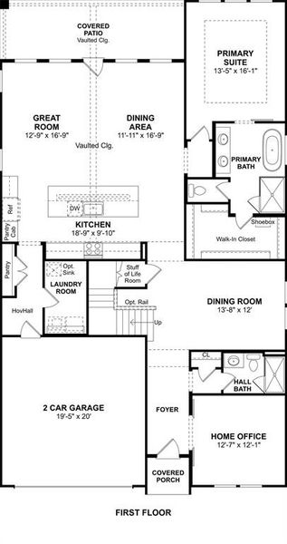 2D floor plan layout of this home in Heritage Ranch, Sherman, TX (Image 2). 2D floor plan layout of this home in Heritage Ranch, Sherman, TX (Image 2).
