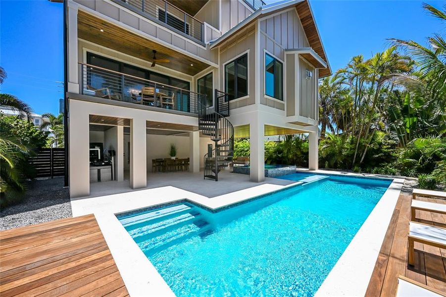 Exterior details and patio area of a home in , Anna Maria (Image 35). Exterior details and patio area of a home in , Anna Maria (Image 35).