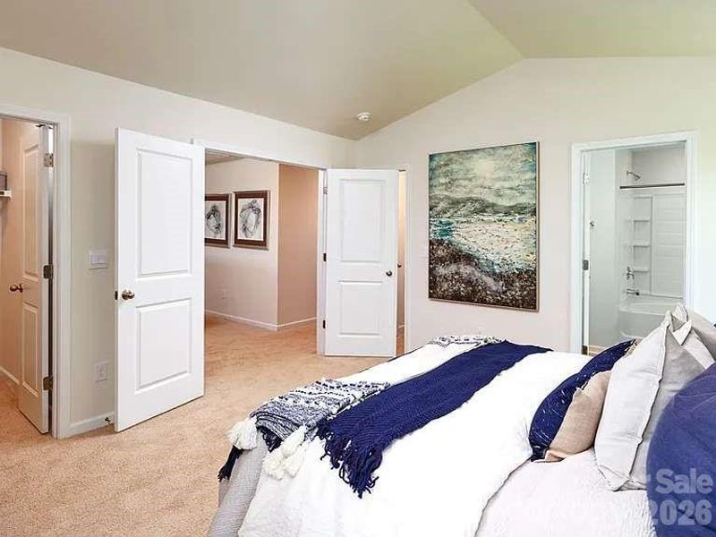 Furnished interior view inside a new home in Secrest Commons, Monroe (Image 26). Furnished interior view inside a new home in Secrest Commons, Monroe (Image 26).