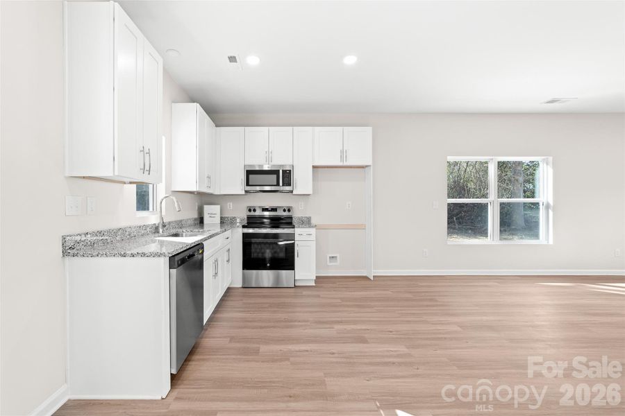 Furnished interior view inside a new home in , Bessemer City (Image 7).