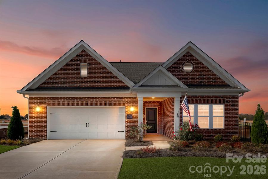 Front exterior of a new home in , Gastonia, NC, highlighting curb appeal (Image 2). Front exterior of a new home in , Gastonia, NC, highlighting curb appeal (Image 2).