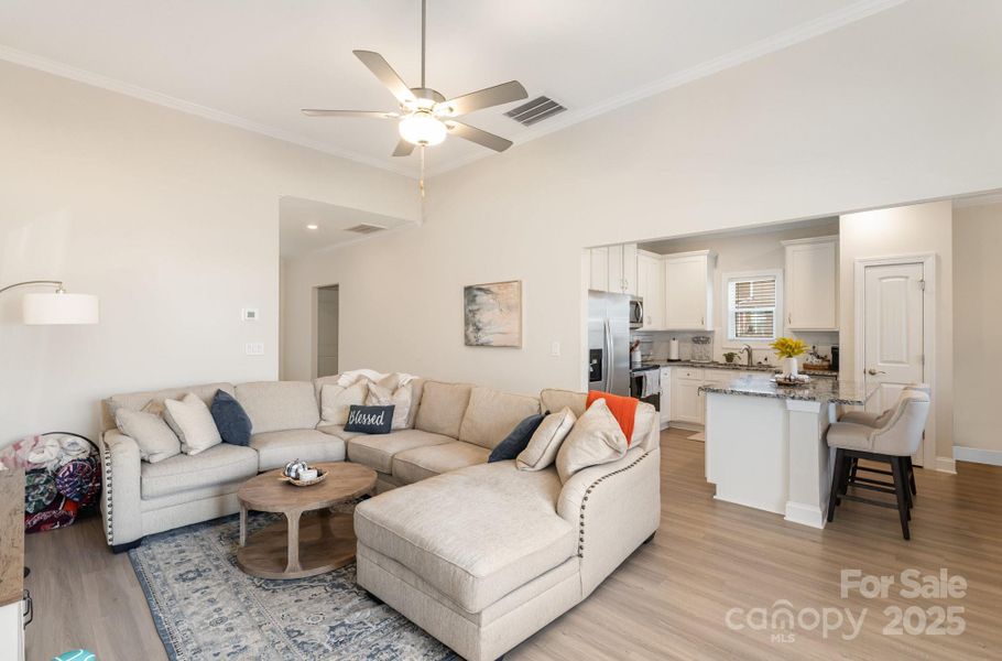 Furnished interior view inside a new home in , Troutman (Image 6).