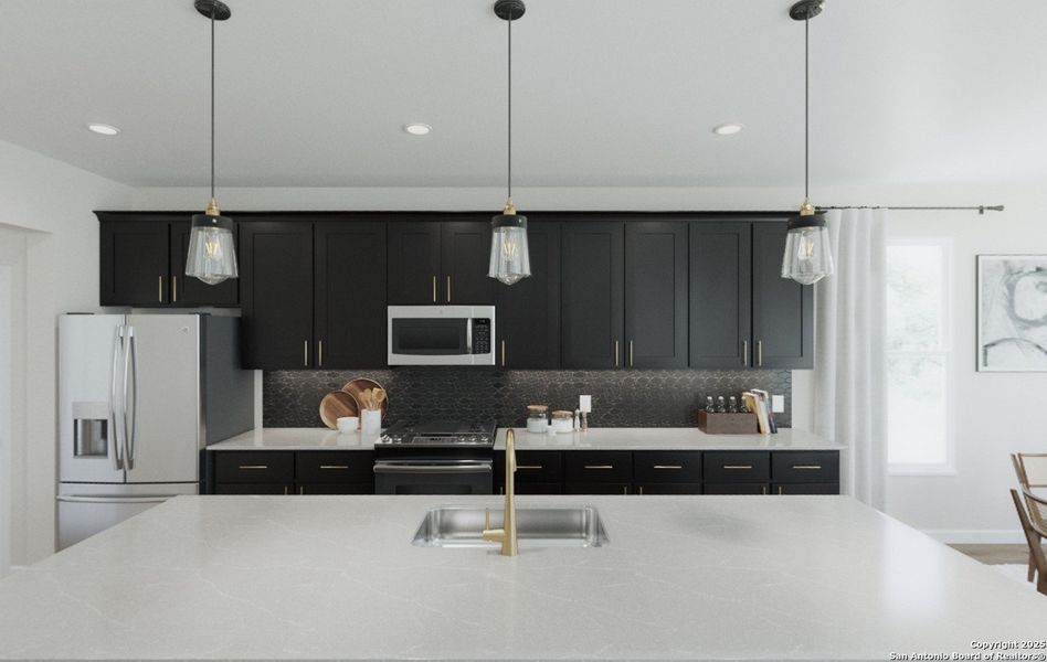 Close-up of interior finishes inside a home in The Preserve at the Wilder, Adkins (Image 9).