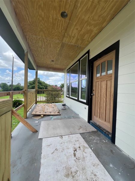 From Balcony progress before