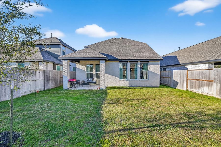 Exterior details and patio area of a home in , Arcola (Image 22).