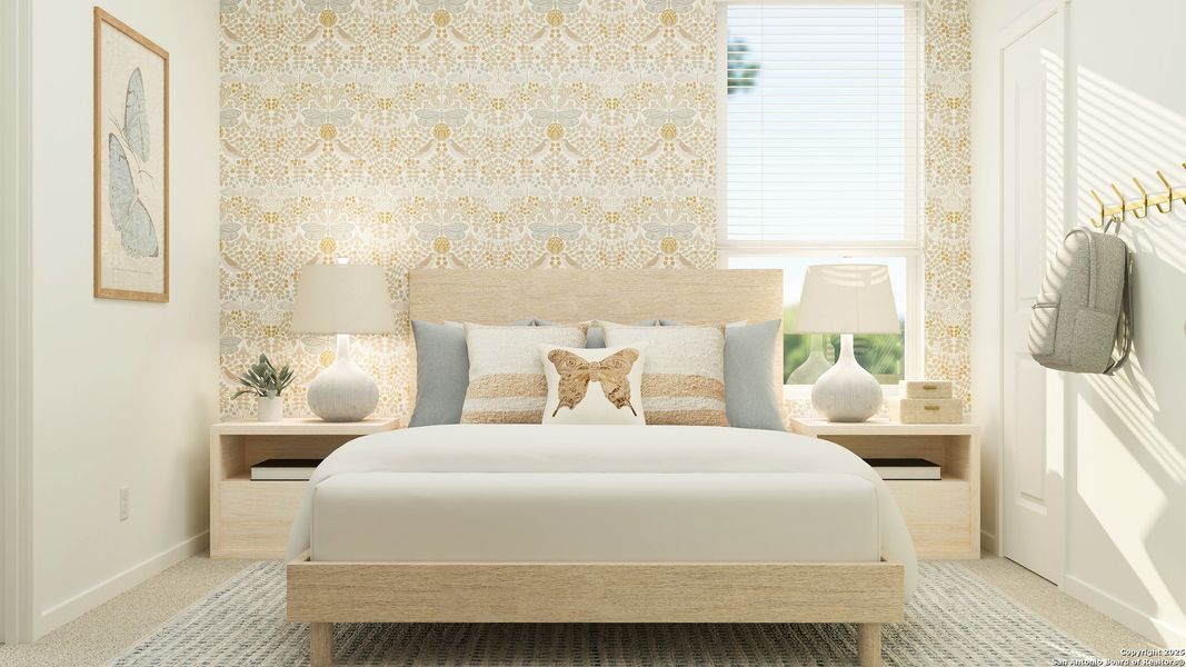 Furnished interior view inside a new home in Kyndwood, New Braunfels (Image 4). Furnished interior view inside a new home in Kyndwood, New Braunfels (Image 4).