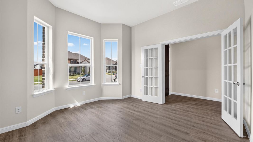 Representative unfurnished interior of a home built from the The Willow by D.R. Horton in Morningstar, Aledo (Image 39). Representative unfurnished interior of a home built from the The Willow by D.R. Horton in Morningstar, Aledo (Image 39).