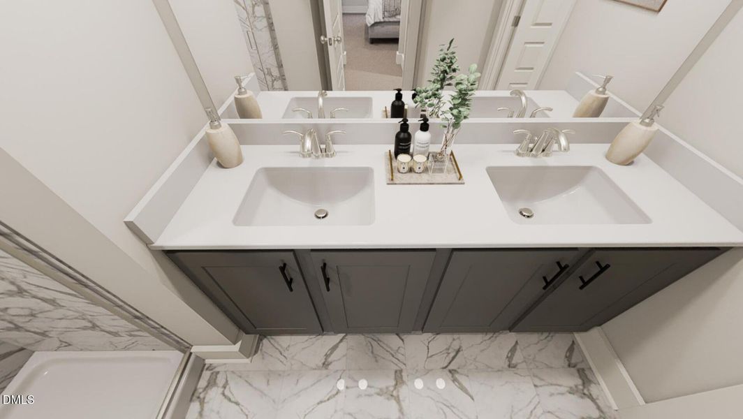 Main Bath - Yin & Yang Interior