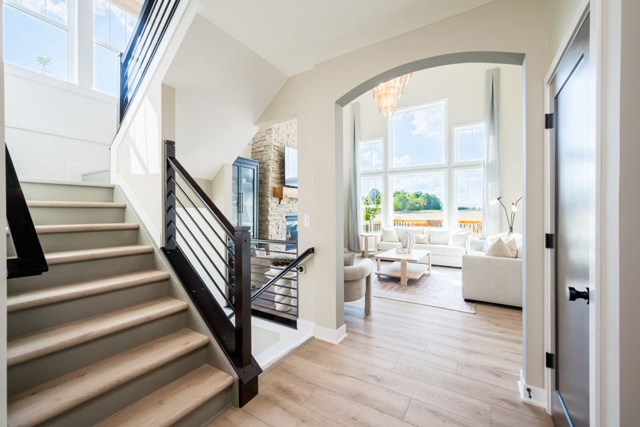 Representative furnished interior of a home built from the Grandin by Fischer Homes in The Dunes at Sandbar, Santa Rosa Beach (Image 8).