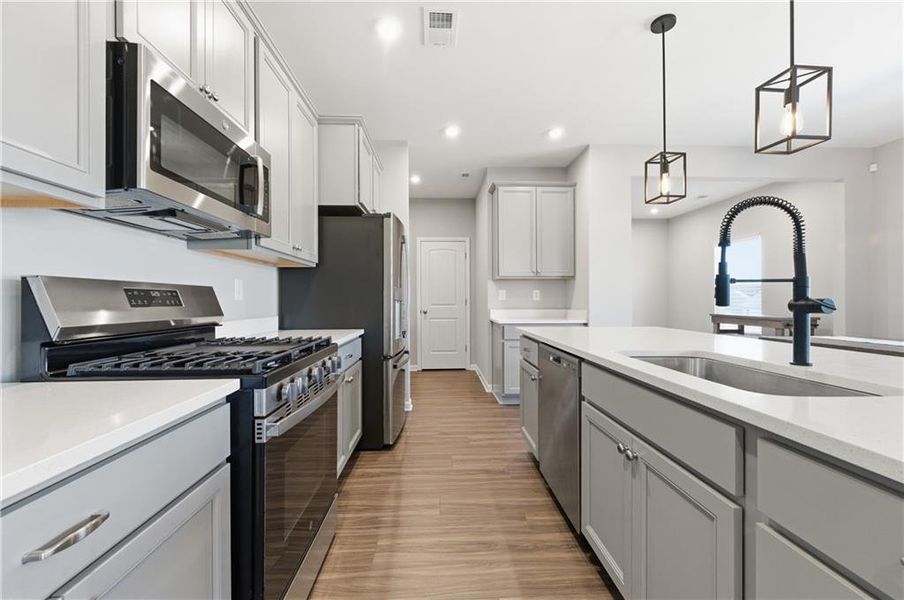 Furnished interior view inside a new home in Twin Lakes, Hoschton (Image 29).