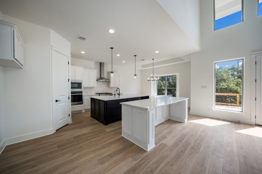 Representative furnished interior of a home built from the The Travis by Whitestone Custom Homes in Johnson Ranch, Bulverde (Image 9).