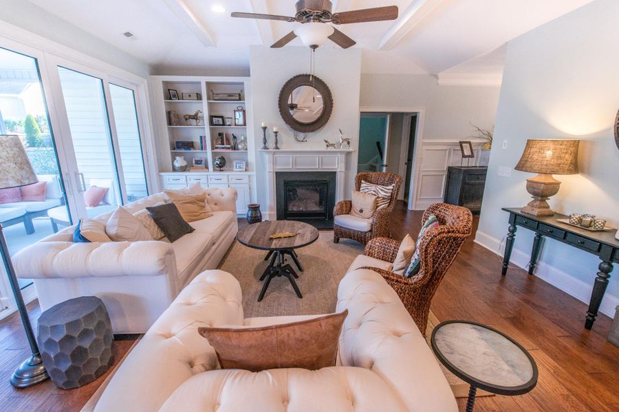 Representative furnished interior of a home built from the Claremont by Bill Clark Homes in The Sanctuary at Sunset Beach, Sunset Beach (Image 40). Representative furnished interior of a home built from the Claremont by Bill Clark Homes in The Sanctuary at Sunset Beach, Sunset Beach (Image 40).