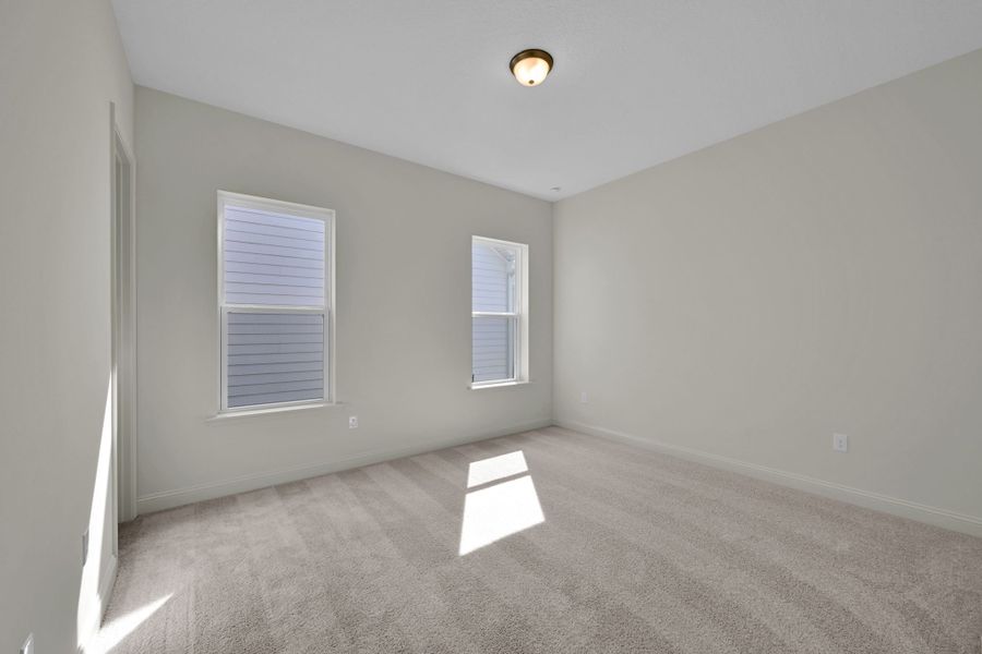 Representative unfurnished interior of a home built from the Hudson II by Riverside Homes in Hidden Creek at SilverLeaf 70' Series, St. Augustine (Image 18).