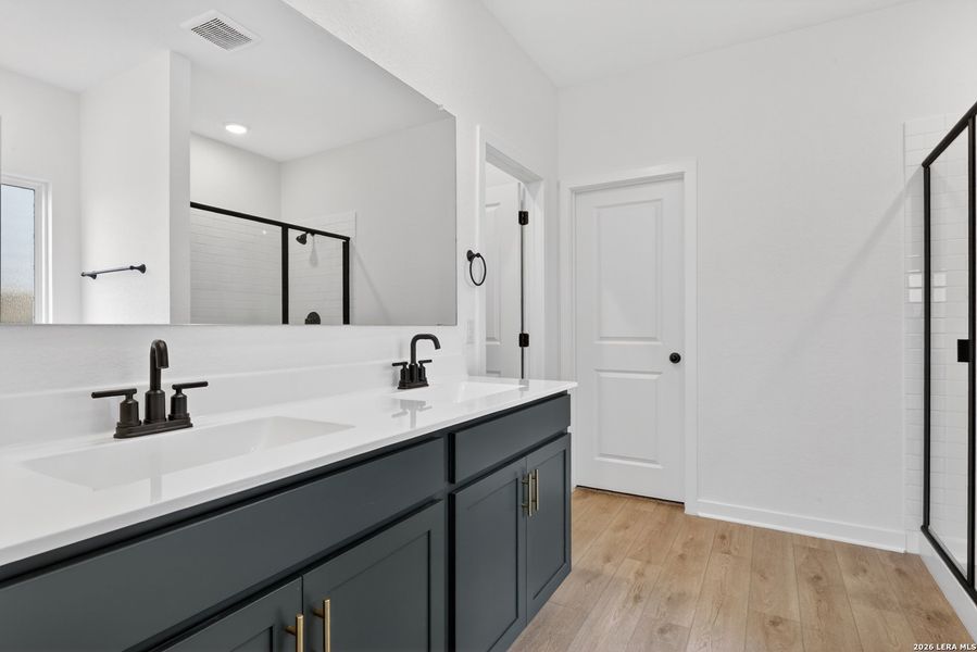 Furnished interior view inside a new home in The Wilder, Adkins (Image 12).
