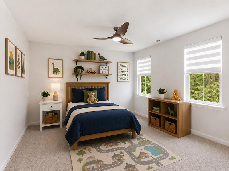 Furnished interior view inside a new home in Limehouse Village: Arbor Series, Summerville (Image 35).