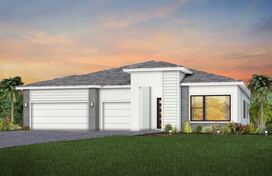 Exterior MD3 with stone Exterior MD3 with stone