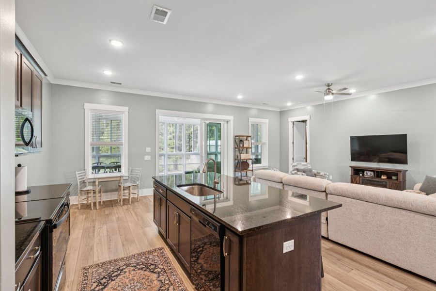 Furnished interior view inside a new home in , Huger (Image 22).