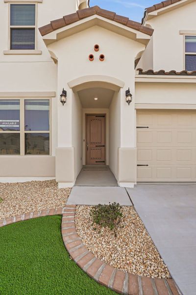Exterior details and patio area of a home in Emerald Estates, Horizon City (Image 3). Exterior details and patio area of a home in Emerald Estates, Horizon City (Image 3).