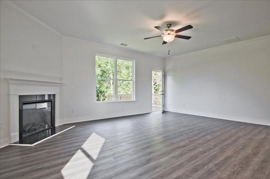 Spacious, unfurnished interior of a new home in Highland Park, Stonecrest (Image 24). Spacious, unfurnished interior of a new home in Highland Park, Stonecrest (Image 24).