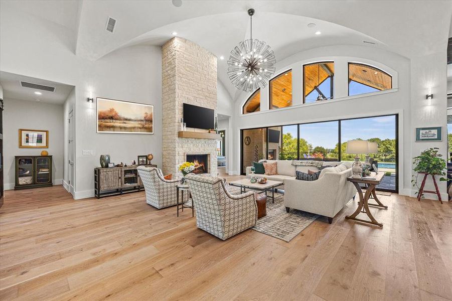 Furnished interior view inside a new home in , Heath (Image 18).