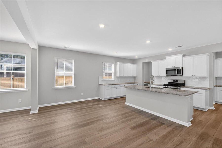 Furnished interior view inside a new home in Sweetgrass at Summers Corner, Summerville (Image 5).